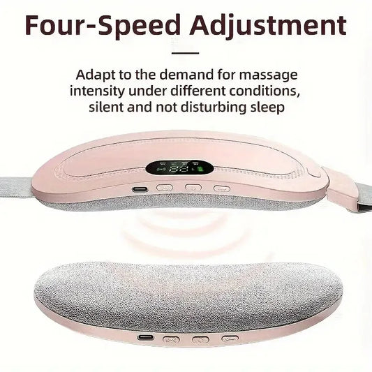 USB charging portable menstrual abdominal and waist heating massage pad, warm waist and abdomen electric heating waist belt