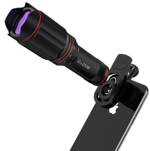 Ultra Crystal HD 32× Zoom Teleskop-Kameraobjektiv Set für Smartphones
