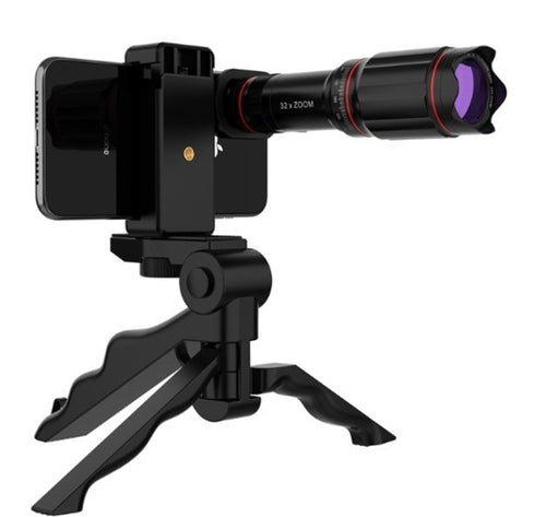 Ultra Crystal HD 32× Zoom Teleskop-Kameraobjektiv Set für Smartphones